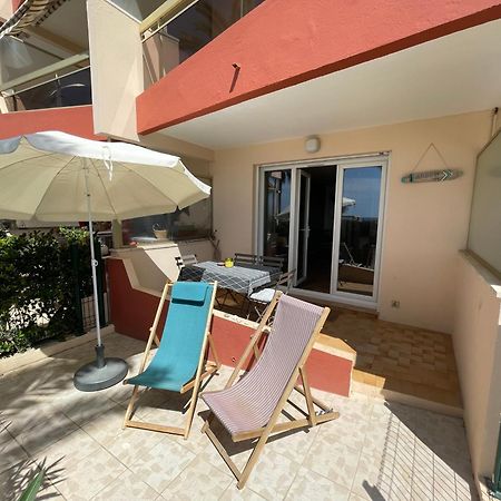 "Les Palmiers" Studio Spacieux Vue Mer Terrasse & Parking Saint-Cyr-sur-Mer Buitenkant foto
